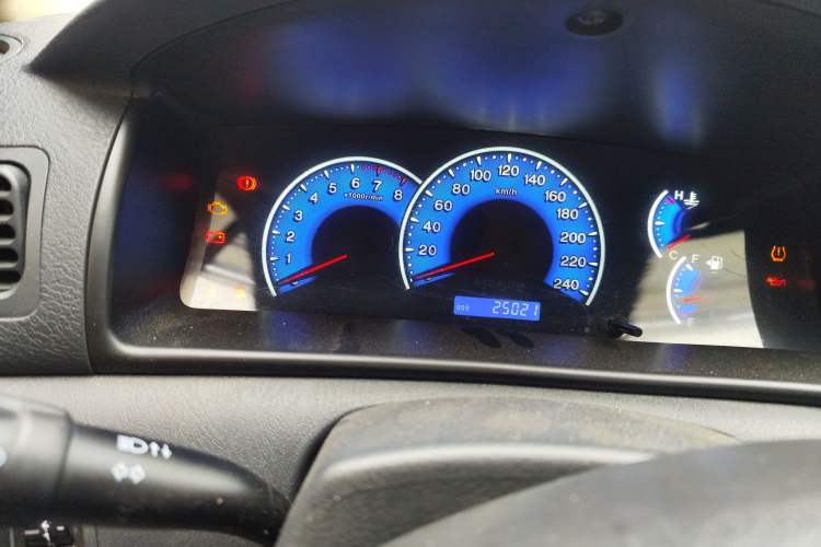 Used BYD F3 2020 1.5L Manual Classic Trim Odometer Close Up