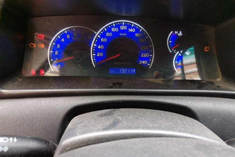 Used BYD F3 2020 1.5L Manual Classic Trim Odometer Close Up