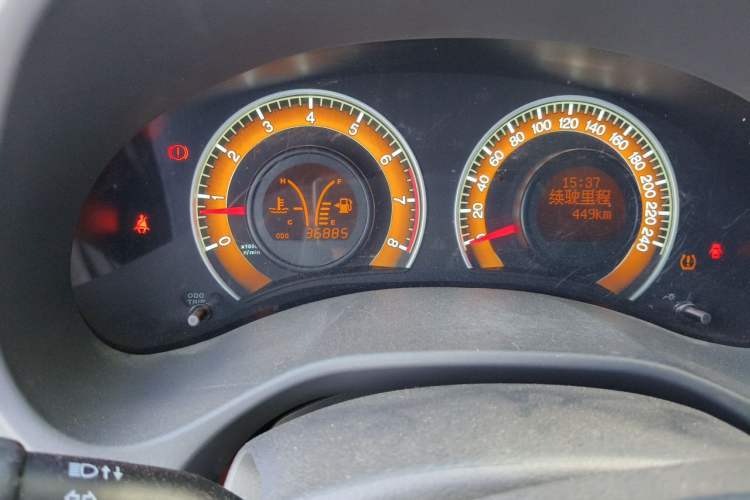 Used BYD F3 2020 1.5L Manual Luxury Edition Odometer Close Up