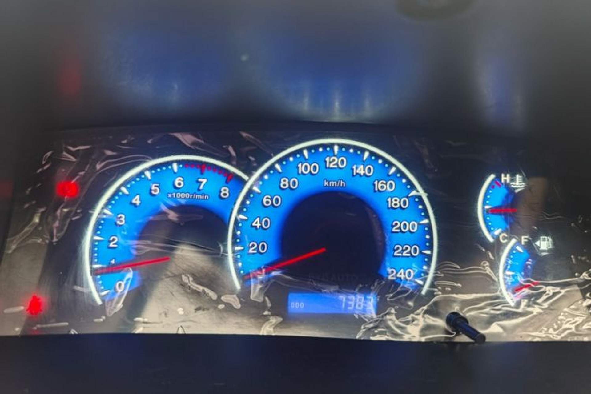 Used BYD F3 2020 1.5L Manual Classic Trim Odometer Close Up