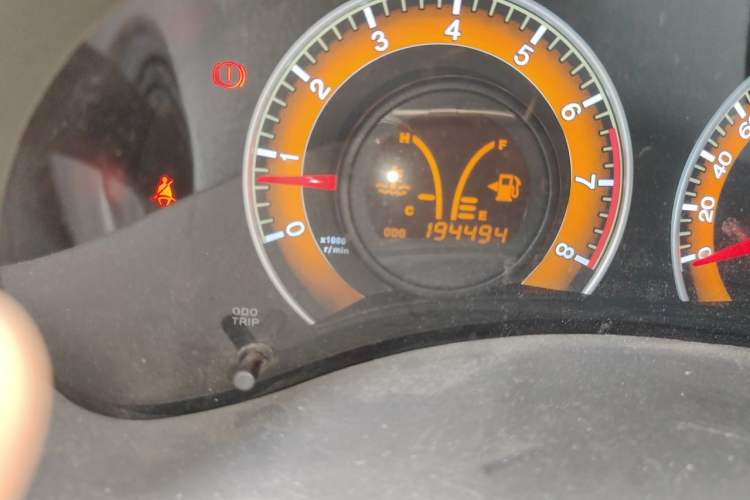 Used BYD F3 2020 1.5L Manual Luxury Edition Odometer Close Up