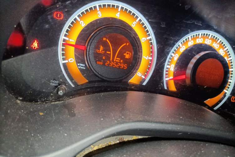 Used BYD F3 2020 1.5L Manual Value Edition Odometer Close Up