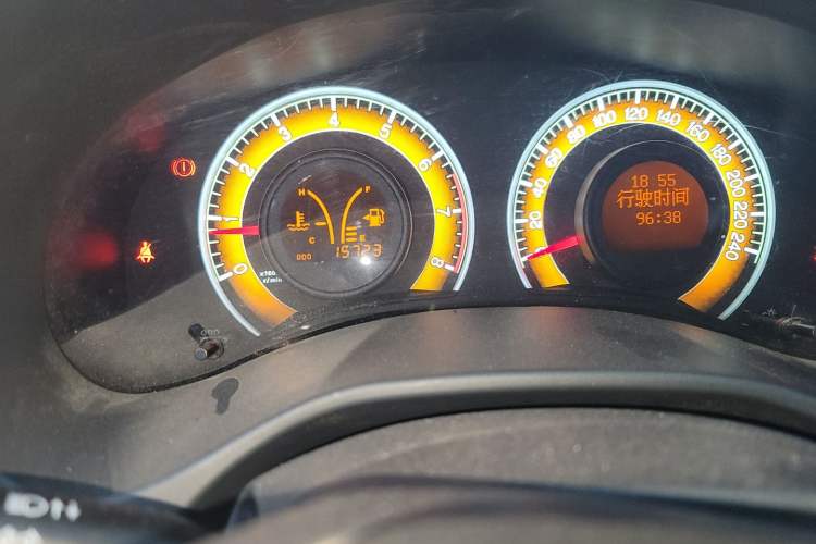 Used BYD F3 2020 1.5L Manual Luxury Edition Odometer Close Up