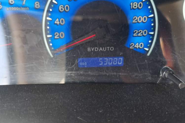 Used BYD F3 2020 1.5L Manual Classic Trim Odometer Close Up
