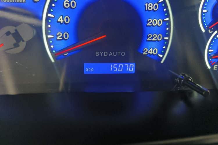 Used BYD F3 2020 1.5L Manual Classic Trim Odometer Close Up
