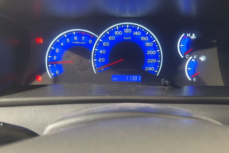 Used BYD F3 2020 1.5L Manual Classic Trim Odometer Close Up