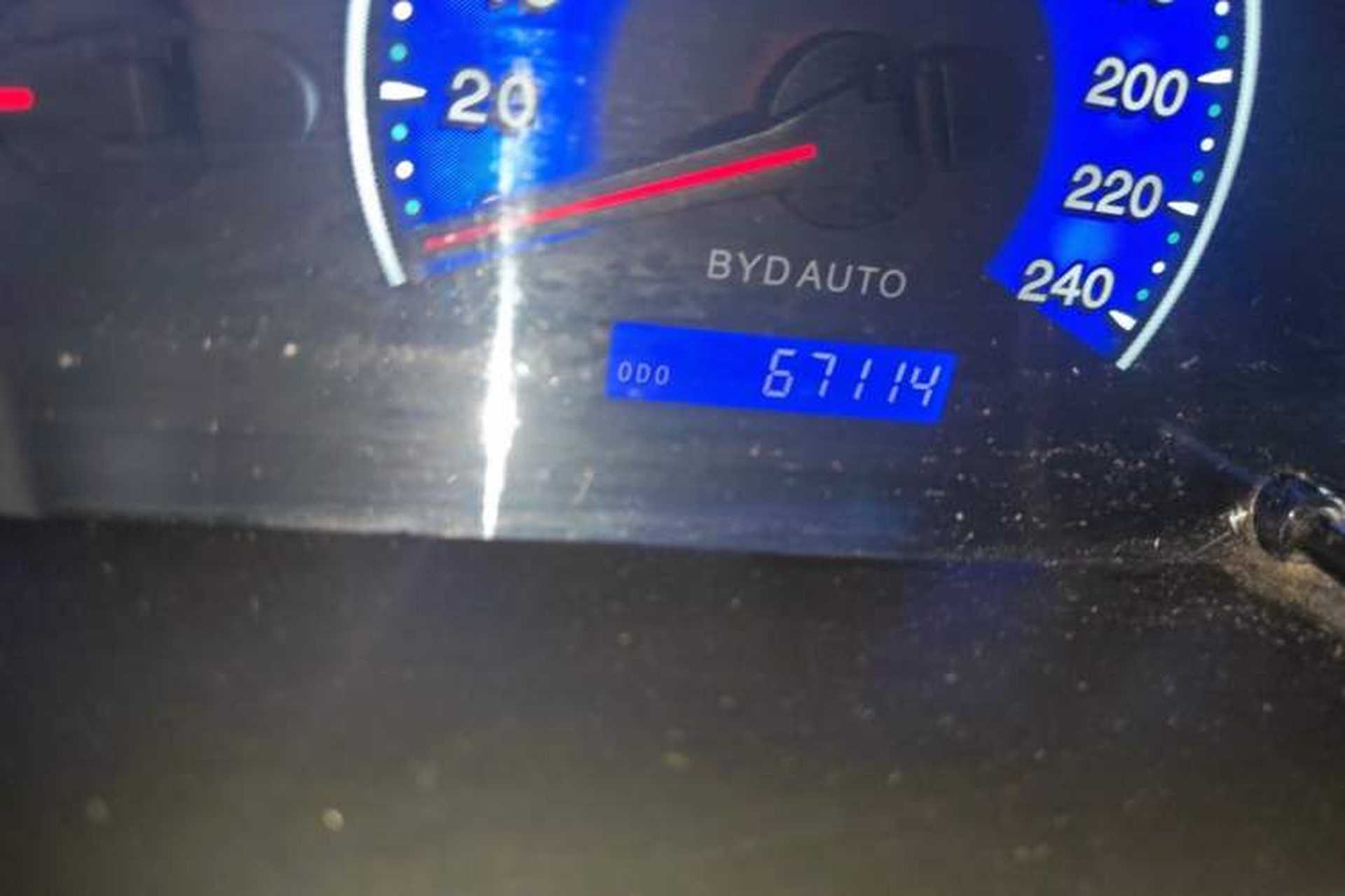 Used BYD F3 2020 1.5L Manual Classic Trim Odometer Close Up