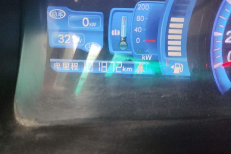 Used BYD F3 New Energy 2010 DM Low-Carbon Edition Odometer Close Up