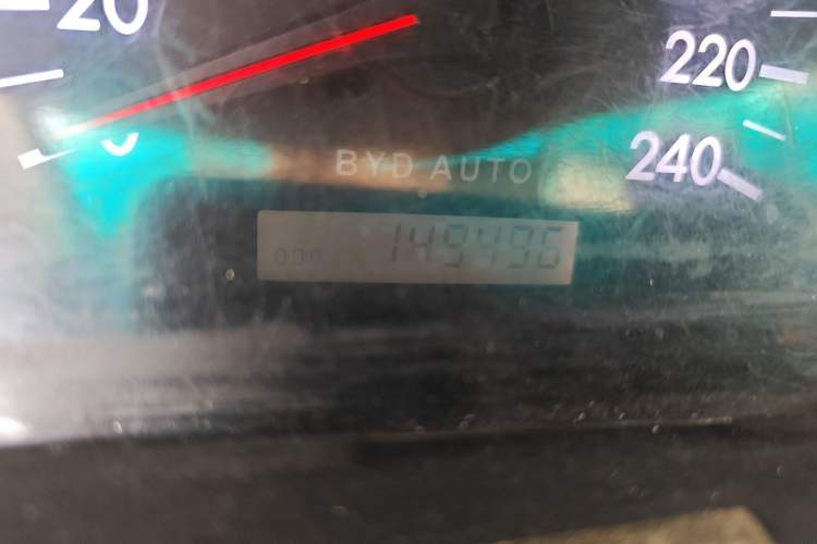 Used BYD F3R 2008 1.5L Manual Utility G-i Model Odometer Close Up
