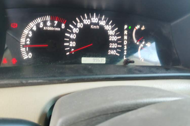 Used BYD F3R 2011 1.6L Automatic Transmission Odometer Close Up