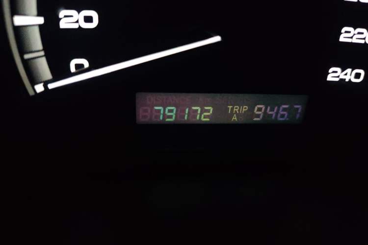 Used BYD F6 2009 New Wealth Edition 2.4L Automatic Prestige Model Odometer Close Up