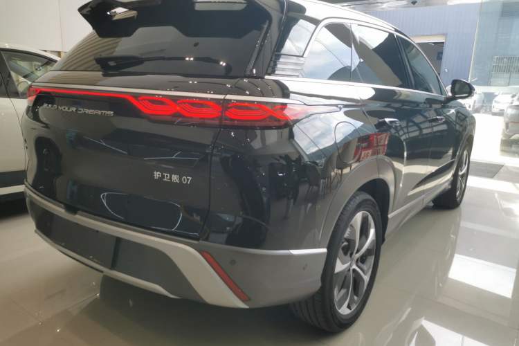 Used BYD Frigate 07 2023 DM-i 205KM Flagship Model Rear Right 45 Deg