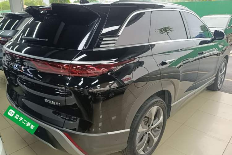 Used BYD Frigate 07 2023 DM-i 205KM Flagship Model Rear Right 45 Deg