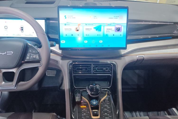 Used BYD Frigate 07 2023 DM-i 205KM Flagship Model Audio And AC Panel