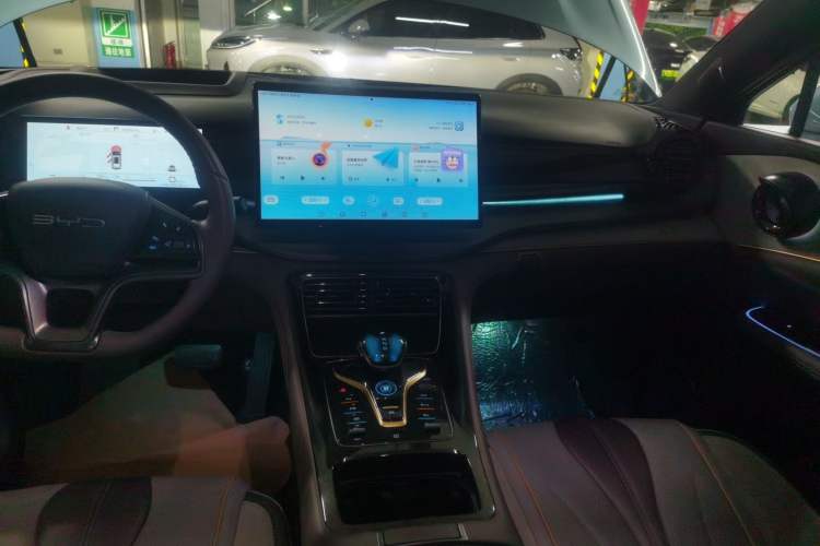 Used BYD Frigate 07 2023 DM-i 205KM Flagship Model Audio And AC Panel