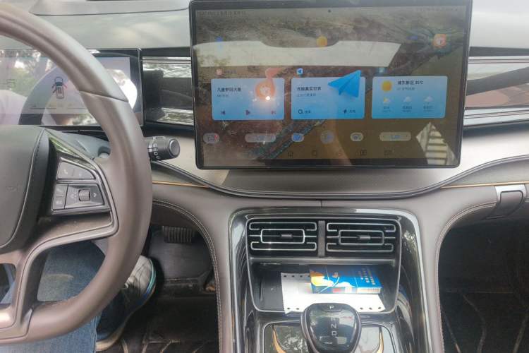Used BYD Frigate 07 2023 DM-i 100KM Flagship Model Audio And AC Panel