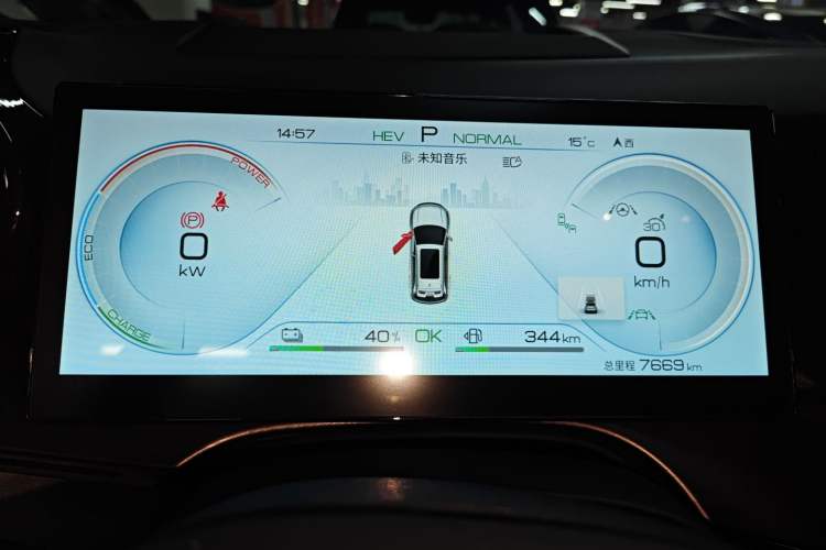 Used BYD Frigate 07 2023 DM-i 205KM Flagship Model Instrument Cluster