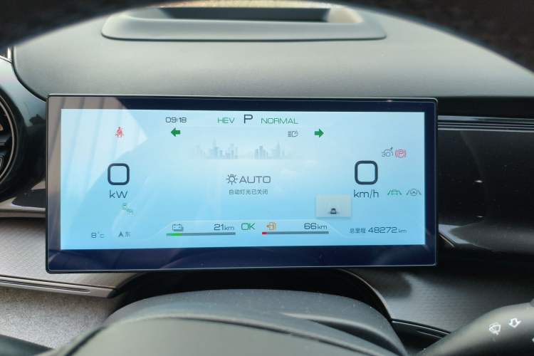 Used BYD Frigate 07 2023 DM-p 175 km Four-Wheel Drive Flagship Model Instrument Cluster