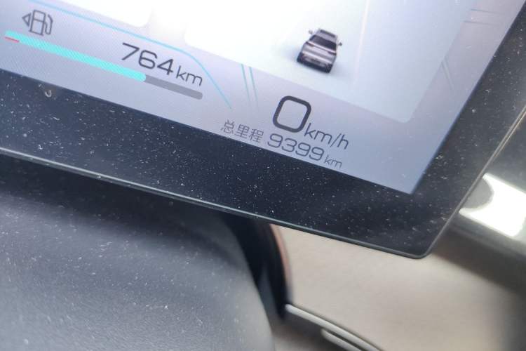Used BYD Frigate 07 2023 DM-i 100KM Flagship Model Odometer Close Up