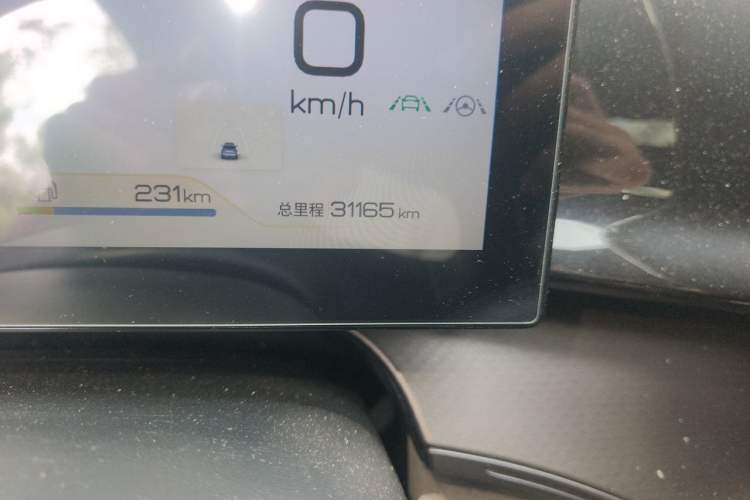 Used BYD Frigate 07 2023 DM-i 100KM Flagship Model Odometer Close Up