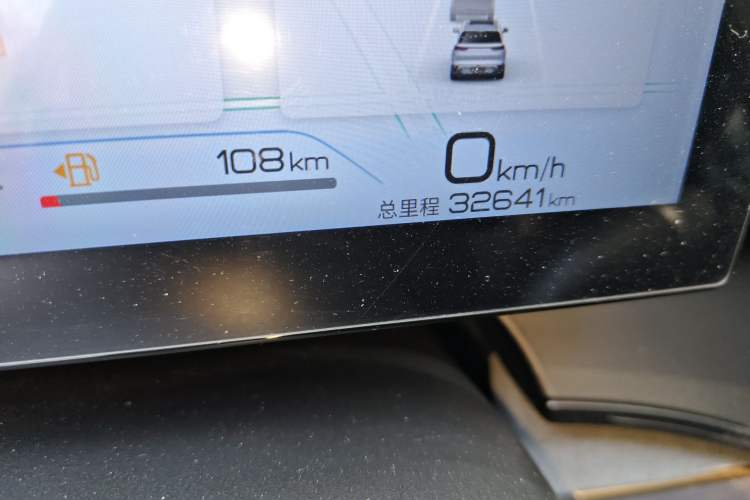 Used BYD Frigate 07 2023 DM-i 100KM Flagship Model Odometer Close Up