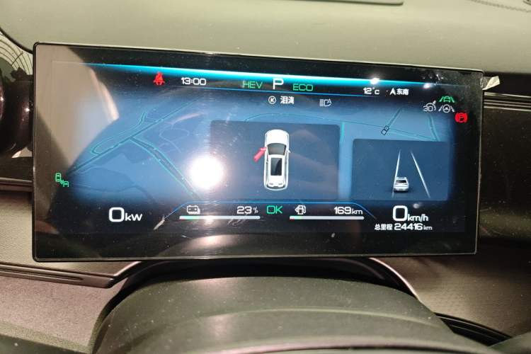 Used BYD Frigate 07 2023 DM-p 175 km Four-Wheel Drive Navigation Model Instrument Cluster