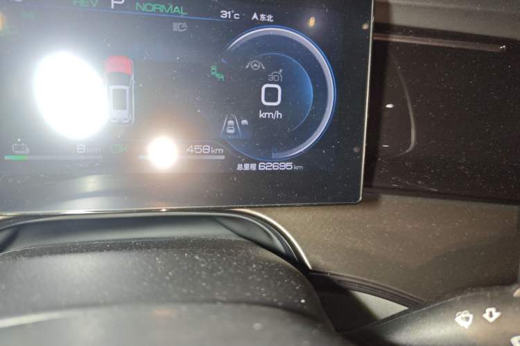 Used BYD Frigate 07 2023 DM-i 100KM Flagship Model Odometer Close Up