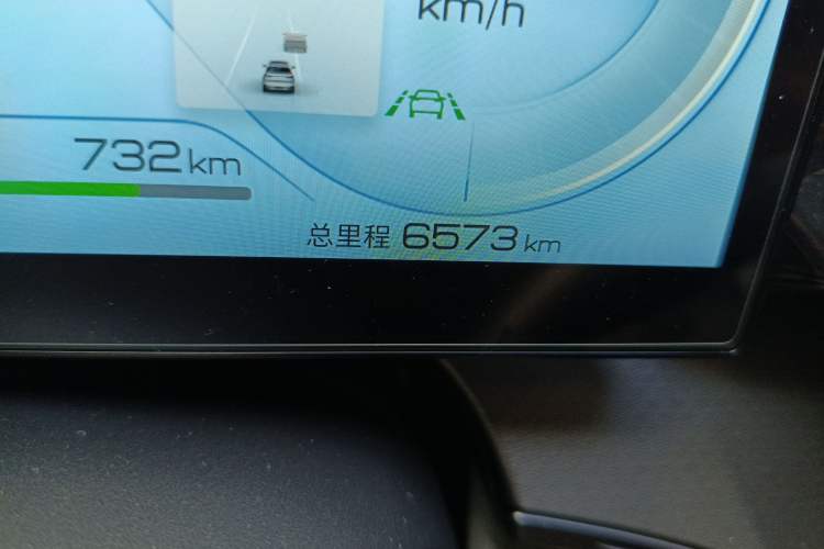 Used BYD Frigate 07 2023 DM-i 205KM Flagship Model Odometer Close Up