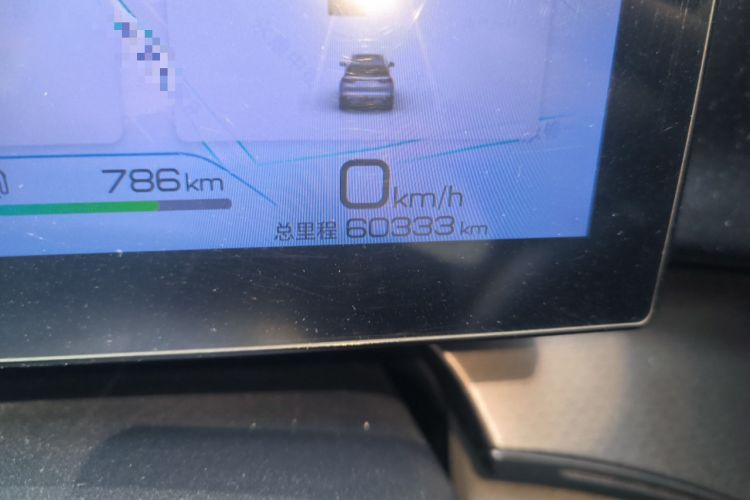 Used BYD Frigate 07 2023 DM-i 100KM Prestige Model Odometer Close Up