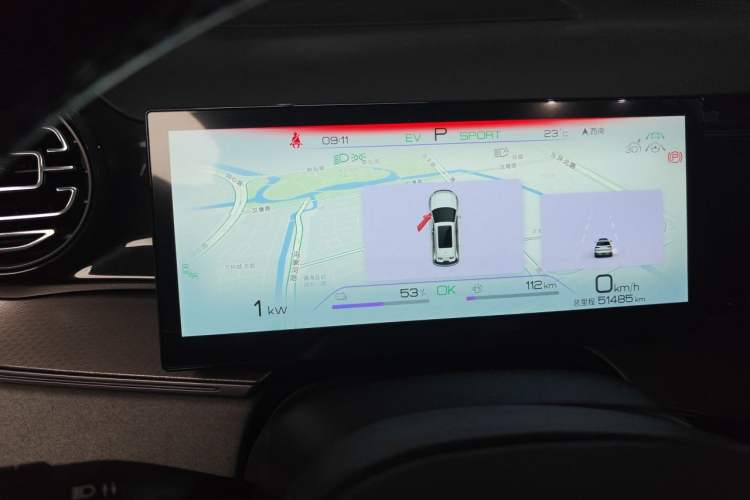 Used BYD Frigate 07 2023 DM-p 175 km Four-Wheel Drive Flagship Model Instrument Cluster