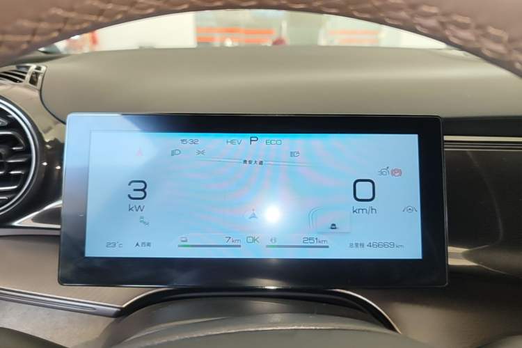 Used BYD Frigate 07 2023 DM-i 100KM Prestige Model Instrument Cluster