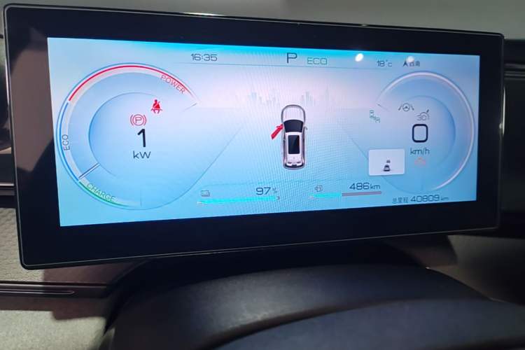 Used BYD Frigate 07 2023 DM-i 100KM Prestige Model Instrument Cluster