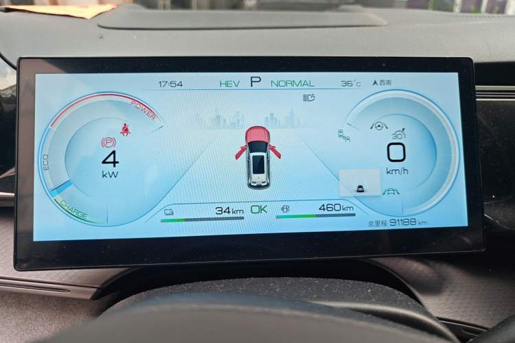 Used BYD Frigate 07 2023 DM-p 175 km Four-Wheel Drive Flagship Model Instrument Cluster