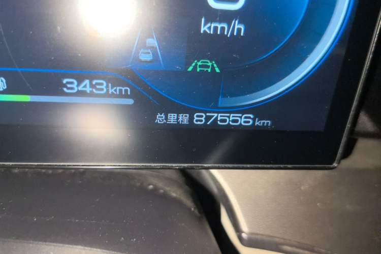 Used BYD Frigate 07 2023 DM-i 205KM Prestige Model Odometer Close Up
