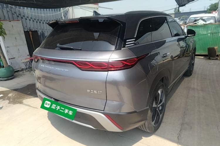 Used BYD Frigate 07 2023 DM-i 100KM Flagship Model Rear Right 45 Deg