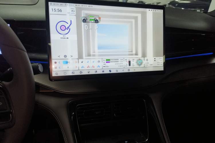 Used BYD Frigate 07 2023 DM-i 100KM Flagship Model Audio And AC Panel