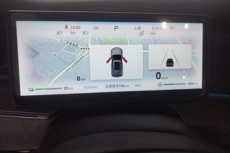Used BYD Frigate 07 2024 HONOR Edition DM-i 100KM Luxury Model Instrument Cluster
