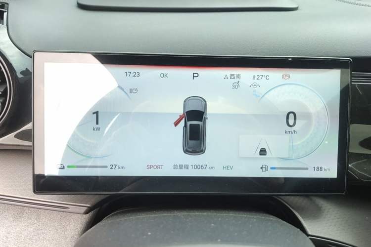 Used BYD Frigate 07 2024 HONOR Edition DM-i 205KM Flagship Model Instrument Cluster