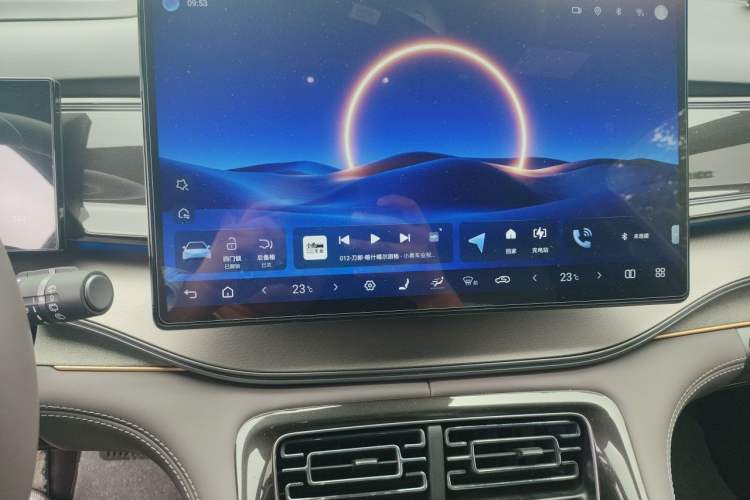 Used BYD Frigate 07 2024 HONOR Edition DM-i 205KM Flagship Model Audio And AC Panel