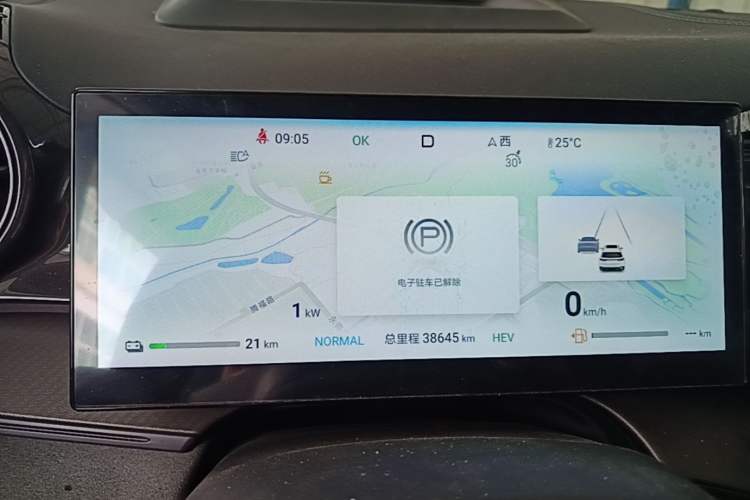 Used BYD Frigate 07 2024 HONOR Edition DM-i 205KM Flagship Model Instrument Cluster