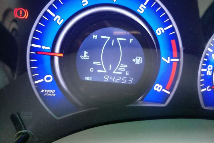 Used BYD G3 2010 1.5L Manual Zunya GS-i Odometer Close Up