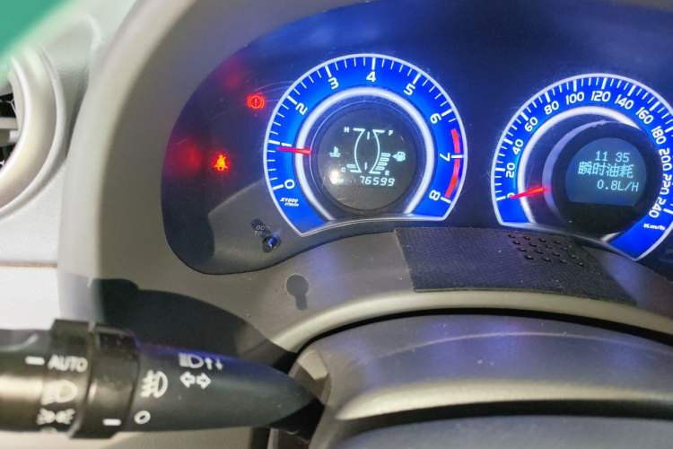 Used BYD G3 2011 Smart Tech Version 1.5L Manual Luxury Edition Odometer Close Up
