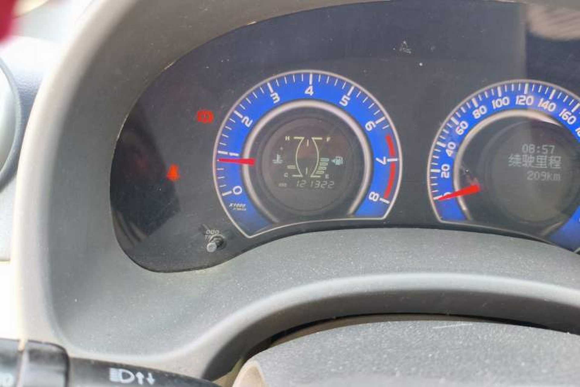 Used BYD G3 2012 1.5L Manual Luxury Edition Odometer Close Up