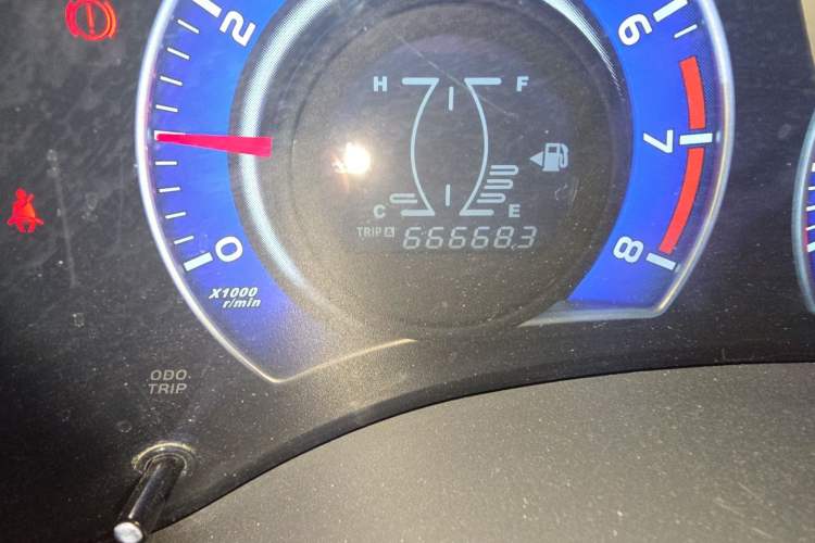 Used BYD G3R 2011 1.5L Manual Shangya Edition Odometer Close Up