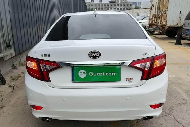 Used BYD G5 2014 1.5TID Automatic Prestige Model Rear