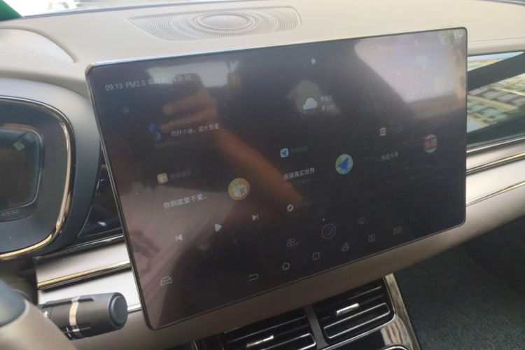 Used BYD Han 2020 DM Four-Wheel Drive Performance Edition Luxury Model Audio And AC Panel