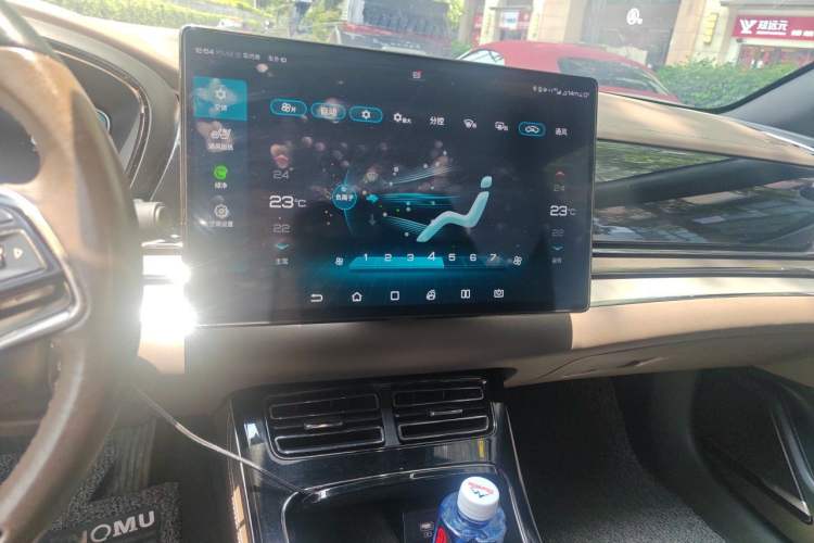 Used BYD Han 2020 EV Long-Range Deluxe Model Audio And AC Panel
