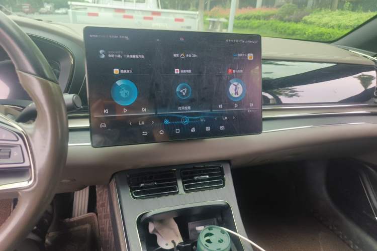 Used BYD Han 2020 EV Long-Range Deluxe Model Audio And AC Panel