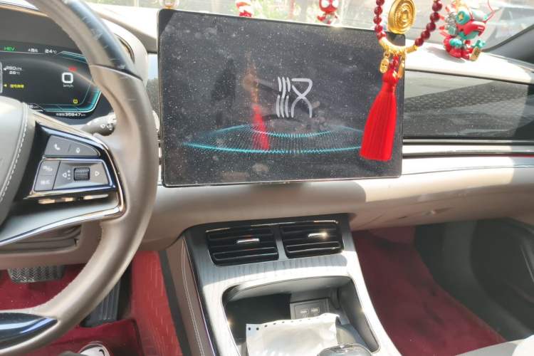 Used BYD Han 2020 DM Four-Wheel Drive Performance Edition Prestige Model Audio And AC Panel