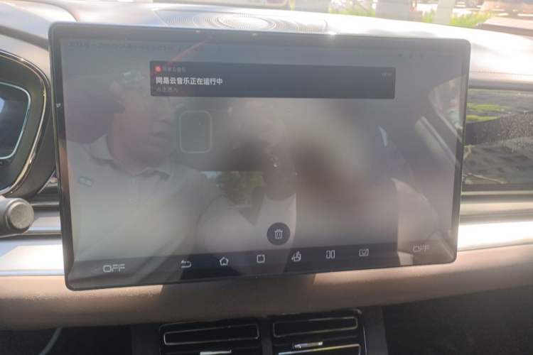 Used BYD Han 2020 DM Four-Wheel Drive Performance Edition Luxury Model Audio And AC Panel